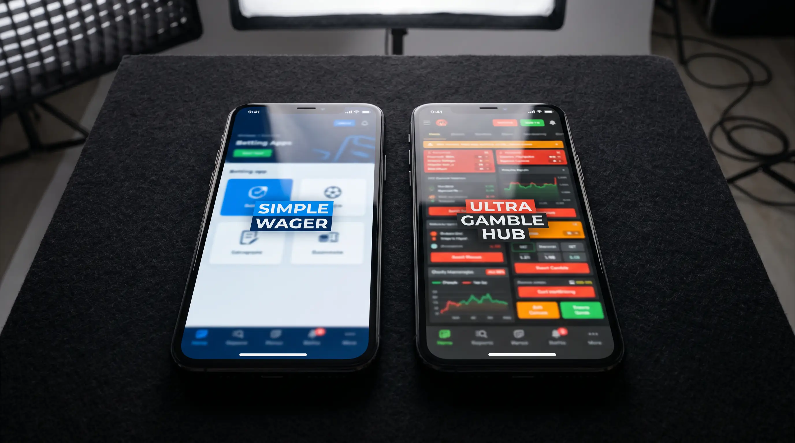 Bet builder interface on mobile football betting app