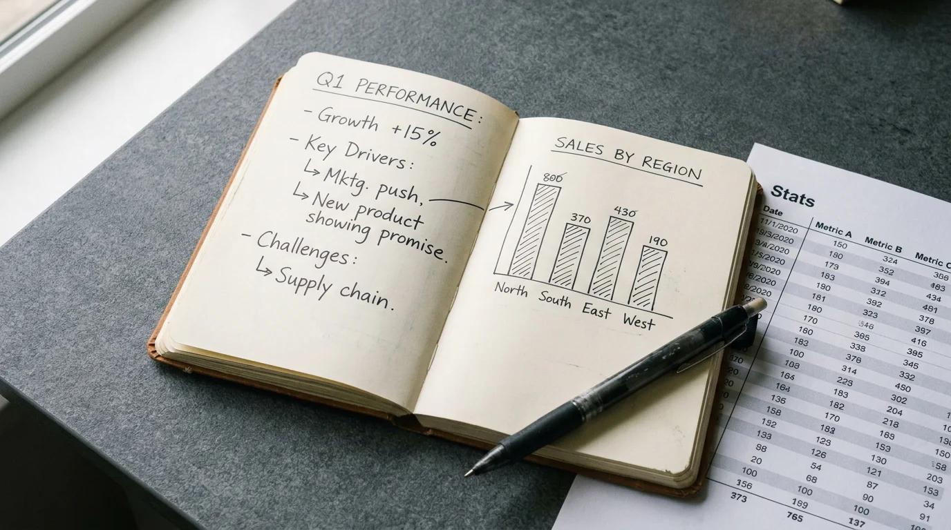 Open notebook with football betting strategy notes and statistical charts