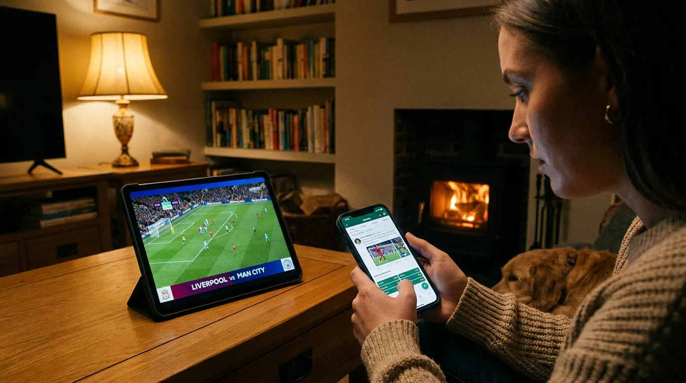 Live football streaming delay versus real-time odds on mobile