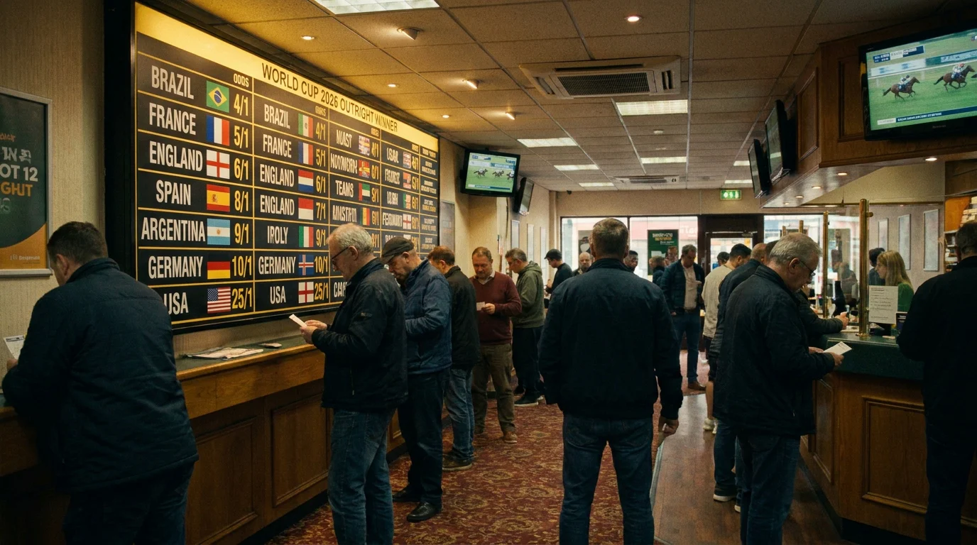 World Cup 2026 outright winner odds board with each way terms displayed